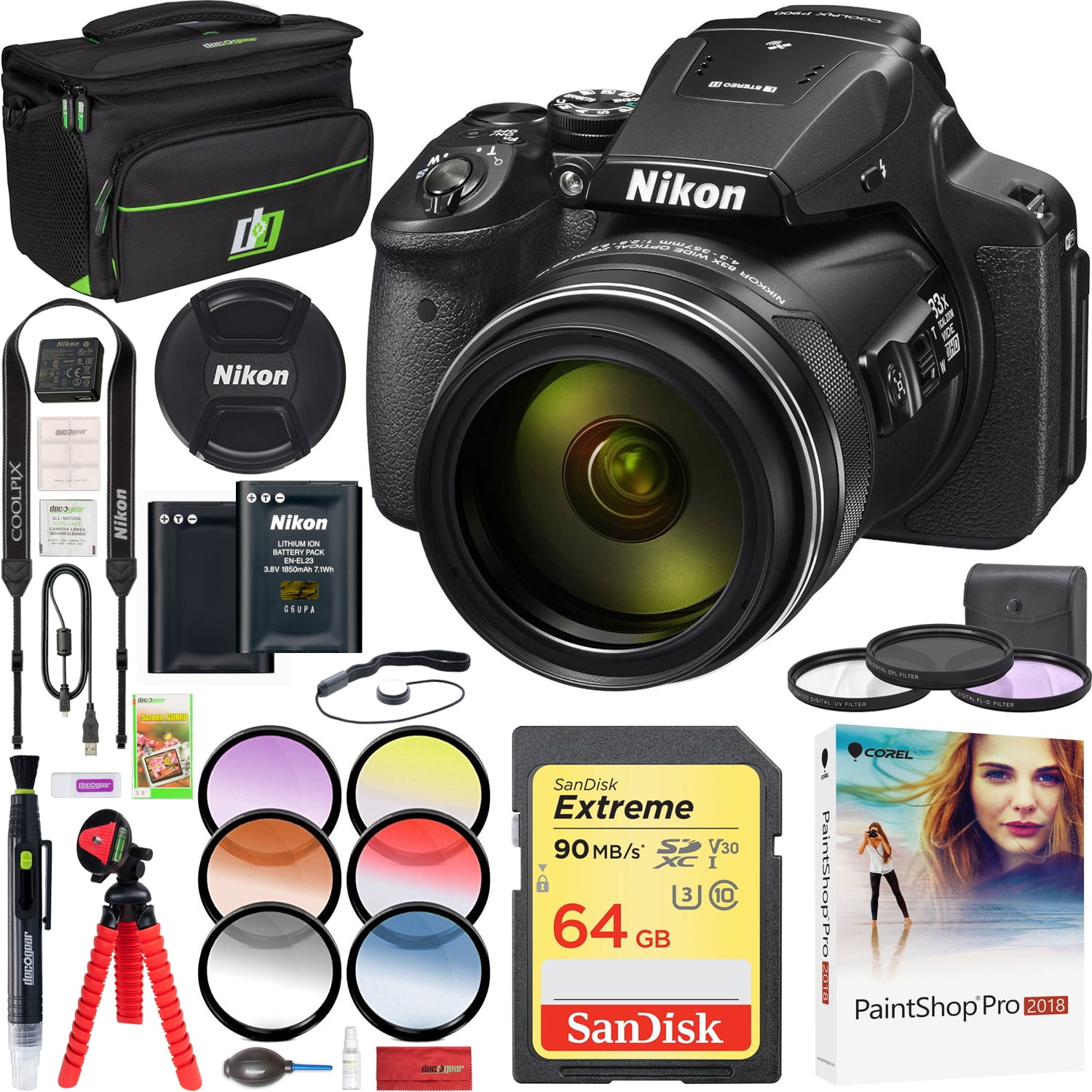 Nikon COOLPIX P900 16MP 83x Super Zoom Digital Camera Full HD