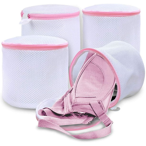 JHIJHOO Set of 4 Premium Laundry Bag Mesh Wash Bags for Wash Bras