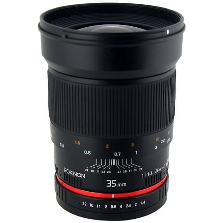 Rokinon 35mm F1.4 AS UMC Wide Angle Cine Lens for Sony E-Mount (NEX) (Best Cheap Cine Lenses)
