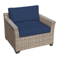 thumbnail image 2 of TK Classics Monterey Outdoor Traditional Wicker Club Chair in Gray, 2 of 2