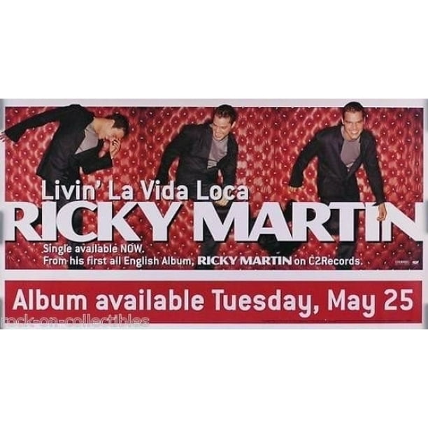 Ricky Martin Livin La Vida Loca Poster Walmart Com Walmart Com Ricky Martin Livin La Vida Loca Poster Walmart Com Walmart Com