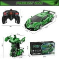 thumbnail image 5 of Wupuaait 2.4Ghz Transform Rc Cars 1:18 Scale Remote Control Car Transforming Robot, One-Button Deformation 360° Rotation Car Toy Gifts for Boys 3-12, Ninja, 5 of 6