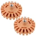 thumbnail image 1 of Homoyoyo 2Pcs Car Graphics Eraser Wheel Serrated Vinyl Tape and Adhesive Remover Attachment, 1 of 7