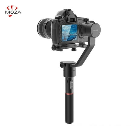 MOZA Air 3-axis Gimbal Stabilizer with Dual Handle for DSLR and Mirrorless Camera Max. Load 7.1Lb Auto-tuning 360 Degree Unlimited Rotation for Canon EOS Sony A7 Panasonic GH5 GH3 GH4 Fujifilm