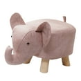 thumbnail image 3 of Animal Footstool Sofa Tea Stool Changing Shoes Wooden Multifunctional Children's Pink, 3 of 8