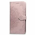 thumbnail image 5 of iPhone 6 6S Wallet Cases and Covers,  Slim Premium PU Flip Stand Cover Mandala Embossed Full Body Protection with Card Holder Magnetic Closure for iPhone 6 6S, Rosegold, 5 of 6