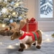 thumbnail image 1 of Adorno Navideño de Reno, Muñeco de Ciervo, Lindo Regalo para Niños Y Niñas, Suave Decoración Navideña, Juguete de Peluche para La Oficina O Festivales Estilo A, 1 of 8