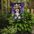 thumbnail image 2 of Havanese King of Mardi Gras Garden Flag 11.25 in x 15.5 in, 2 of 5