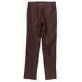 thumbnail image 2 of Vigano Men's Maroon Wool Dress Pants - 34, 2 of 2