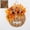 Orange, variant on 14" Burlap Pumpkin Wreath with Lights, Halloween Pumpkin Wreath Country Style Pumpkin Wreath Adorned with Autumn Leaves, Orange Flower, Berries and Pinecone for Outdoor Indoor Decor