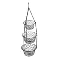thumbnail image 5 of deevoka Fruit Basket Multipurpose Iron Basket Produce Storage Bin Three Tier Hanging, 5 of 9
