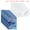 Blue, variant on Yihuala 20pcs Glitter Hollow Invitations Cards with Envelopes Ribbon for Wedding Invite Valentine's Day Bridal Shower Party Supplies