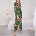 thumbnail image 3 of Sikiie Cactus 4 Women's Long-Sleeve Shirt and Full-Length Bottom Pajama Set (s-xxl)-Small, 3 of 7