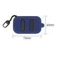 thumbnail image 1 of Funda con mosquetón para auriculares inalámbricos, funda protectora de silicona para Skullcandy, accesorios para estuche de carga xuanjing  unisex, 1 of 2