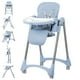 thumbnail image 2 of Bebbly Silla Alta para Bebé Ajustable con Charola y Respaldo Reclinable Altura Regulable en 6 Niveles Silla de Comer con Arnés de Seguridad y Ruedas, Alimentación y Juego 6 meses a 3 años (Azul), 2 of 10