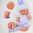 thumbnail image 4 of Muñeca Reborn MEIVCOS, totalmente de silicona, 30 cm, realista para niños, 4 of 7