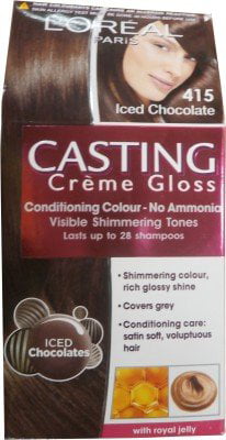 L Oreal Paris Casting Creme Gloss Hair Color(Iced Chocolate - 415) -  