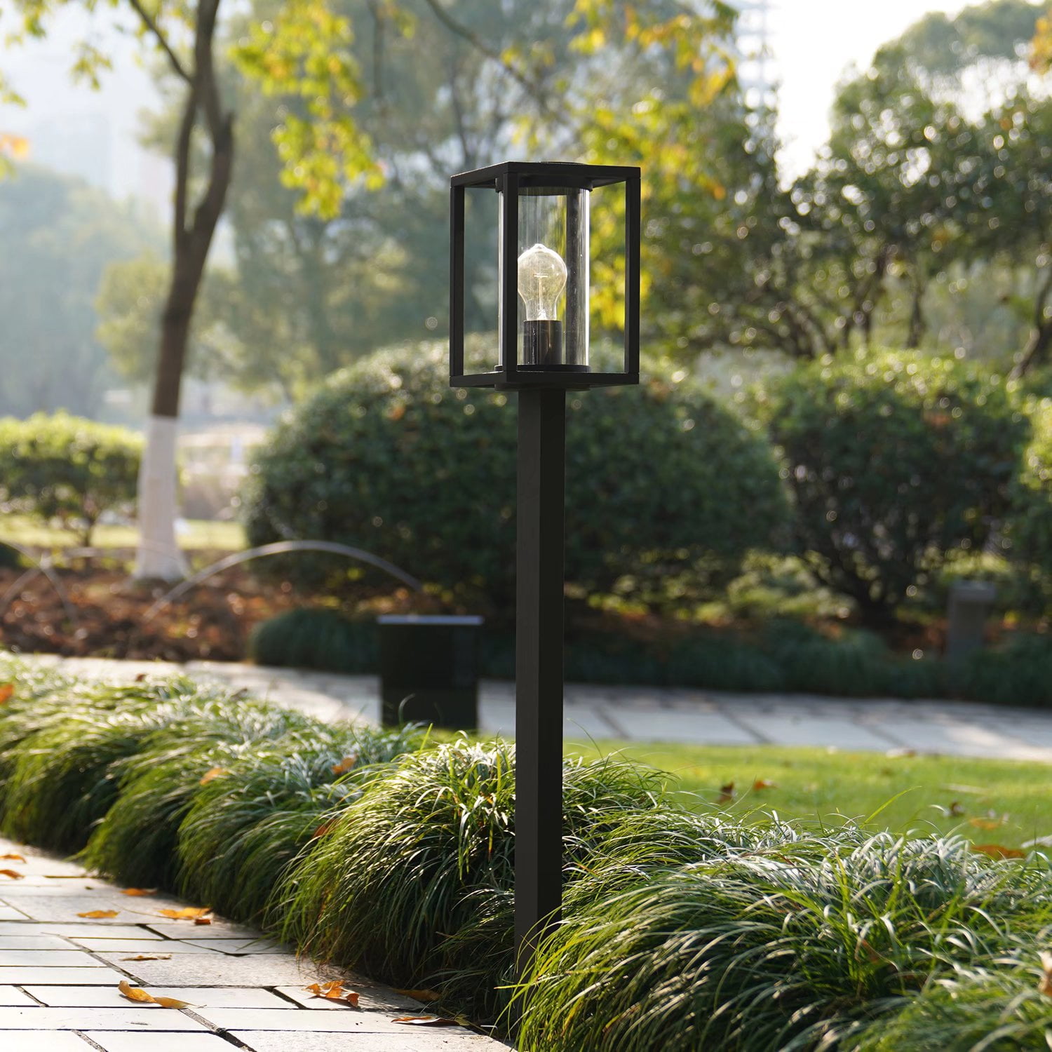 1x Better Homes and Gardens Alston Quick Hooded LED Outdoor Pathway Light for sale online 
