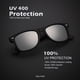 thumbnail image 4 of KALIYADI Gafas de sol polarizadas para hombres y mujeres, acabado mate, lentes de espejo de color, bloqueo UV (paquete de 3), 4 of 7