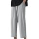 thumbnail image 4 of Pantalones largos para hombre, informales, diarios, para exteriores, playa, transpirables, 4 of 6