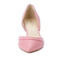 thumbnail image 4 of JENN ARDOR Women's Low Kitten Heels Pointed Closed Toe Wedding Party D'Orsay Work Pumps, 4 of 4