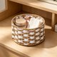 thumbnail image 5 of MTBLYS Cesta organizadora de papel tejido natural para escritorio|mesa de centro o encimera|Ideal para guardar aperitivos|cosméticos y objetos pequeños en el hogar|la oficina o la sala de estar, 5 of 7