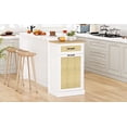 thumbnail image 6 of Garvee Rattan Single Trash Cabinet, Tilt Out with 10 Gal Storage, Single Door, 6 of 9