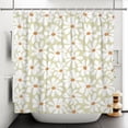 thumbnail image 4 of Tchckioa Boho Printed Shower Curtain,47x72 Inch Waterproof Hooks Bath Curtain Decor for Bathroom,Yellow, 4 of 6