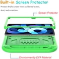 thumbnail image 5 of SUPNICE Kids Case with Built-in Screen Protector for New iPad Air 4th Generation 10.9 Inch 2020, Light Weight Shockproof Handle Stand Protective Case for 2020 iPad Air 4 10.9/iPad Pro 11, Green, 5 of 9