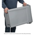 thumbnail image 3 of Slim Jim 3540 Space Saving Durable 23 Gallon Plastic Recycling Container, Gray, 3 of 9