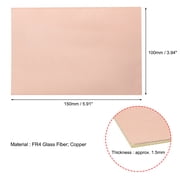 5 Pcs 150x100mm Double-Sided Copper Clad Laminate PCB Circuit Board FR4 1.5mm Thickness DIY Prototyping PCB Board