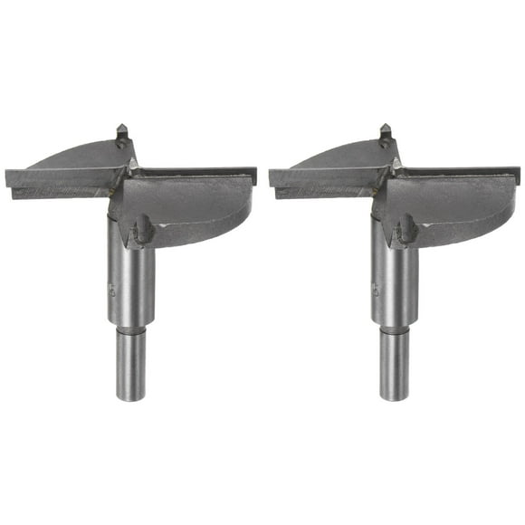 Unique Bargains 2 Pieces Forstner Drill Bits 75mm (1-15/16') Tungsten Carbide Wood Hinge Drill Bit Woodworking