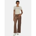 thumbnail image 3 of Time and Tru Women’s Knit Cargo Mid Rise Pants, 31" Inseam, Sizes XS-XXXL, 3 of 7