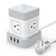 thumbnail image 2 of Cube Power Strip with USB Baykul Cable de extensión de enchufe plano d, 2 of 2