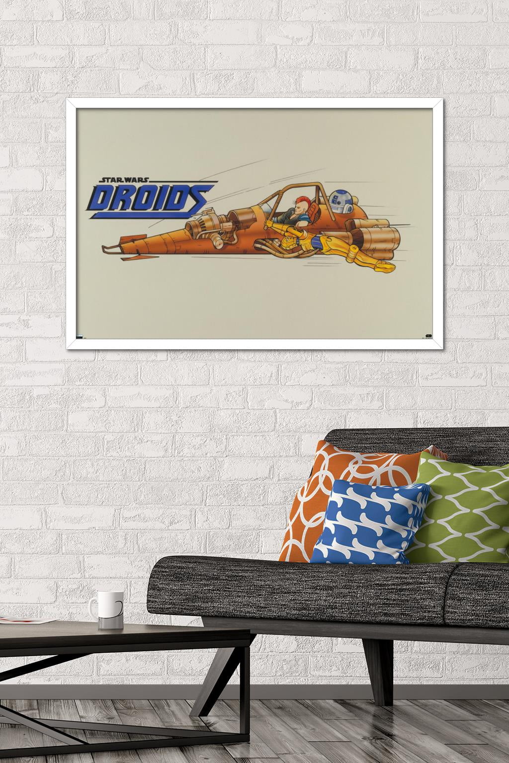 Star Wars: Droids - Speeder Wall Poster, 22.375" x 34", Framed
