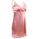 thumbnail image 5 of Mujer De Tirantes Con De La Muñeca De Seda De Ropa De Dormir Ropa De Noche Atractiva Rosada Rosado, 5 of 8