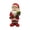 Red, variant on Eolstice Santa Claus Resin Ornament, Flocked Desktop Decoration, Christmas Gift for Home Living Room Office, Holiday Table Accent, Festive Home Decor