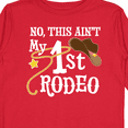 thumbnail image 4 of Inktastic No, This Ain't My 1st Rodeo Cowboy Hat and Lasso Boys or Girls Long Sleeve Toddler T-Shirt, 4 of 5