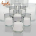 Hyoola, 10 Hour Unscented Bulk Votive Candles Indoor and Outdoor (100