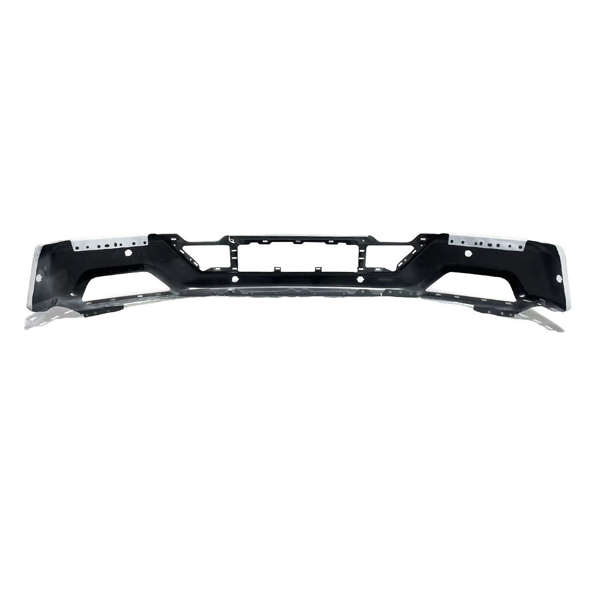 Fit For Ford F-150 2021-2023 Star White Front Bumper With fog light holes and 6 Sensor Holes