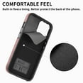 thumbnail image 6 of Dteck Wallet Case Compatible with iPhone 15 Plus,Case with Card Holder Skin-Friendly PU Leather Cover with Rotating Ring Kickstand Protective Bumper for iPhone 15 Plus,Pink, 6 of 10