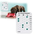 thumbnail image 5 of Pet Supplies Pet Feeding Record Board Cat And Dog Feeding Tips Reminder Device Indication Chart for Tracking Pet Meals and Feeding Schedules, 5 of 5