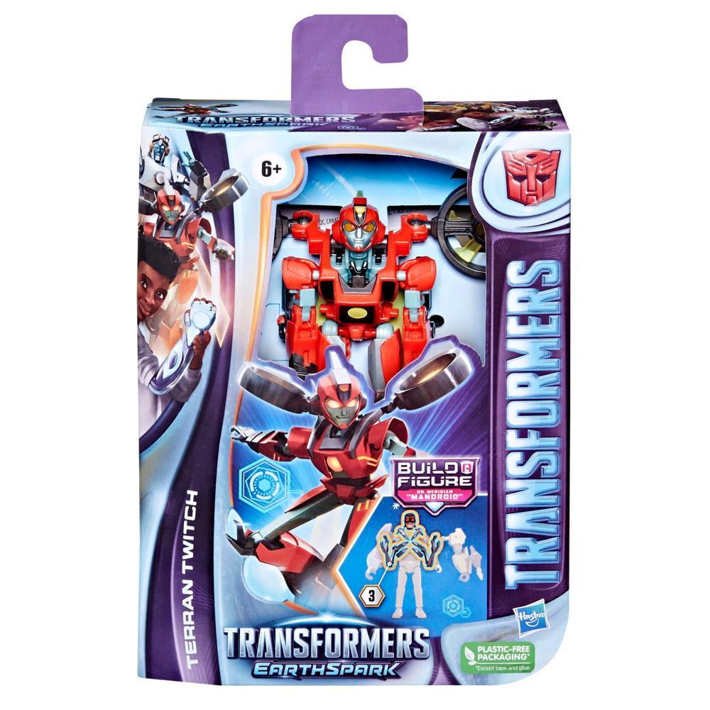 Transformers EarthSpark Class Terran Twitch Action Figure, 5 Inches, Multicolor, 0.304 lb