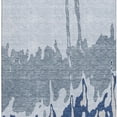 thumbnail image 4 of HomeRoots 676158 10 x 14 ft. Sky Blue & Beige Abstract Washable Machine Made Rectangle Area Rug with UV Protection, 4 of 9