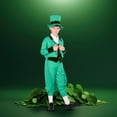 thumbnail image 4 of Disfraz de duende para niños Orion, color verde, talla grande, 4 of 6