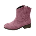 thumbnail image 3 of Taqqpue Women Ankle Booties Women's Middle Ankle Boots Short Boots Casual Shoes for Women, 3 of 9