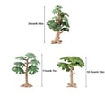 thumbnail image 3 of Árboles en Miniatura de Plástico Billuyoard Decoración del Hogar 13.5 cm, 3 of 6