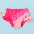 thumbnail image 4 of Traje de baño de dos piezas para niñas pequeñas YOUNGER TREE, rosa, 4-5T, 4 of 5