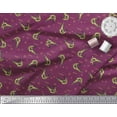 thumbnail image 3 of Soimoi Rayon Fabric Circle,Dot & Prawns Ocean Printed Fabric 1 Yard 56 Inch Wide, 3 of 3