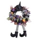 thumbnail image 2 of Corona de puerta de calabaza Colcomx Guirnalda decorativa de Halloween Corona de bruja de Halloween, 2 of 8